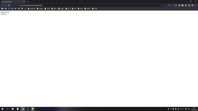 Основы HTML менее чем за 10 минут. Базовые теги: html, head, body, h, br, p, span, div, a. смотреть онлайн