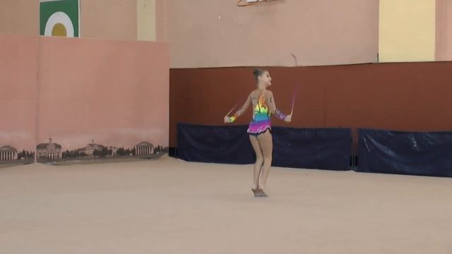 Корж Вікторія (скакалка) 03.10.2015 Художественная гимнастика. Чемпионат Черниговской области смотреть онлайн