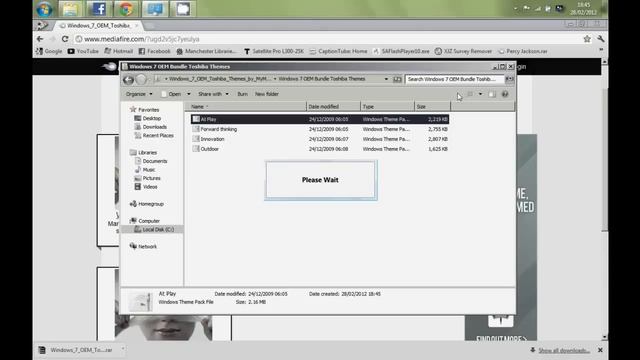 How To Download OEM TOSHIBA Wallpaper (Only in Window 7) (HD) смотреть онлайн