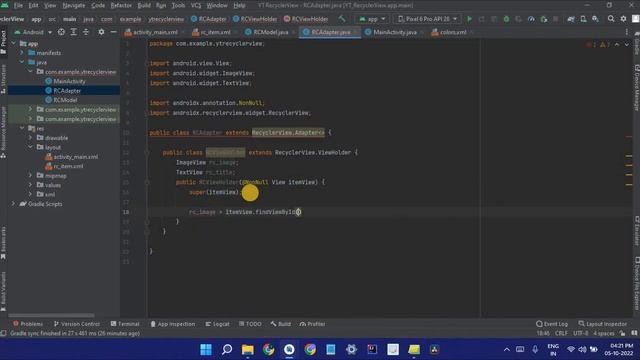 RecyclerView in Android Studio using Java | Android Knowledge смотреть онлайн