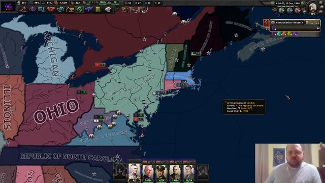 HOI4 | America Divided Pennsylvania 6 | Fighting And Music смотреть онлайн