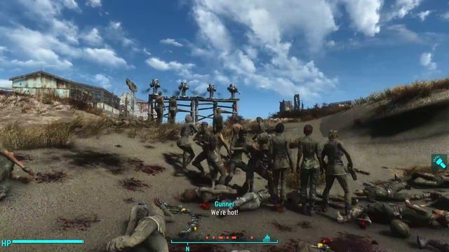 Let's Test Machine Gun Turrets - Fallout 4 смотреть онлайн