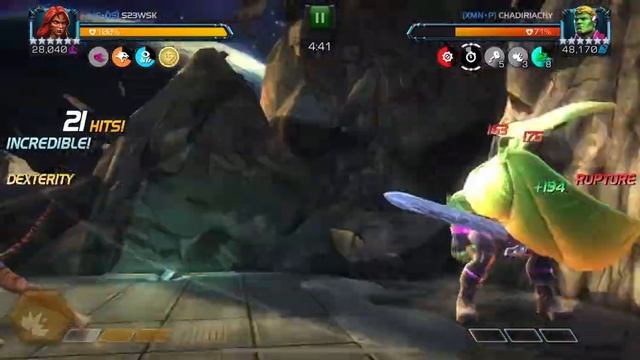 Season 41 - AW1 - Tigra Vs Hulkling (Node 24) смотреть онлайн