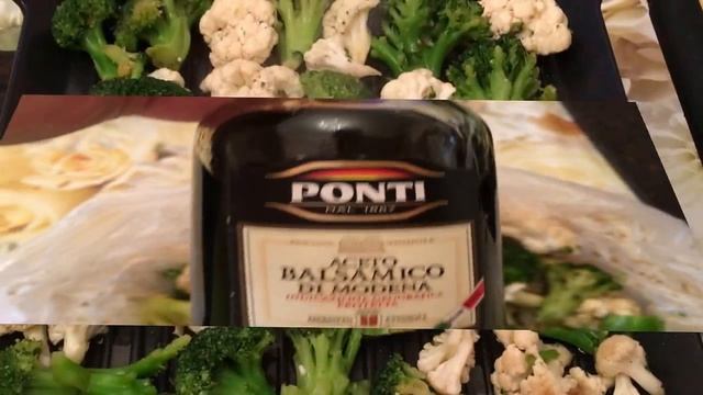 Брокколи и цветная капуста обжареные на гриле. Супер маринад. смотреть онлайн