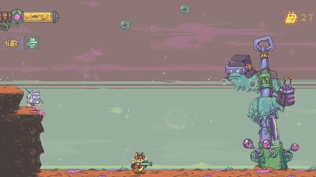 Как пройти первого Босса в Bazooka Cat: First Episode смотреть онлайн