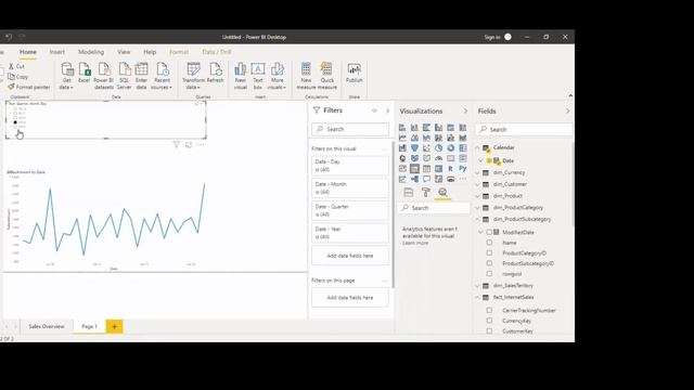Forecasting in Power BI-Portion from Lecture-التنبئات البيانية في البور بي اي смотреть онлайн