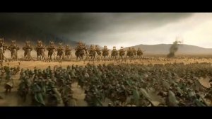 Full Battle of Elephants in The Lord of the Rings: The Return of the King