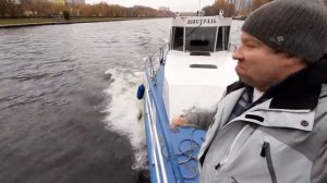 СУПЕР КАТЕР МИСТРАЛЬ НА БАЗЕ АДМИРАЛТЕЙЦА_15,5 МЕТРОВ СТАЛИ 180 Л.С. - ЭТО СЕРЬЁ.mp4