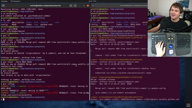 recovering from git mistakes w/ ORIG_HEAD (intermediate) anthony explains #392 смотреть онлайн