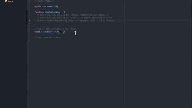 The Node Event Loop (006) смотреть онлайн