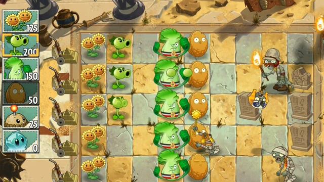 Plants VS Zombies 2! Pyramid Of Doom! Уровень 7! Линия обороны! Серия 107! Растения Против Зомби 2