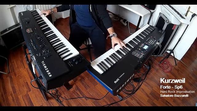 Kurzweil Forte - Sp6 Hard Rock Improvisation - Salvatore Bazzarelli смотреть онлайн