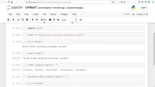 NLTK Tutorial 04: Stemming смотреть онлайн