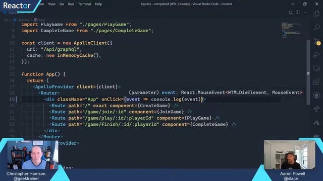 React & TypeScript, a Perfect Match with Aaron Powell | Web Wednesday смотреть онлайн