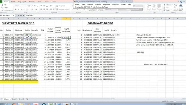 How to plot cross section of tunnel using autocad,swdtm and excel |Making tunnel profile смотреть онлайн