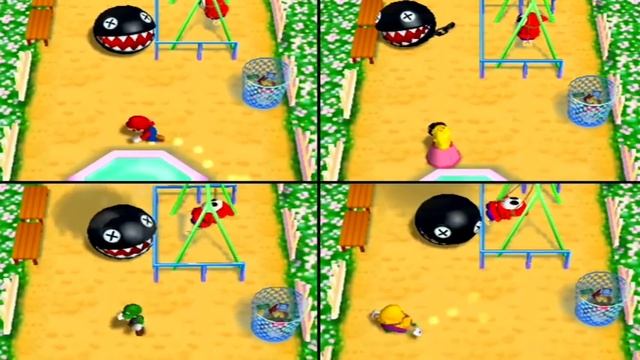 Mario Party 5 - All Bowser Minigames смотреть онлайн