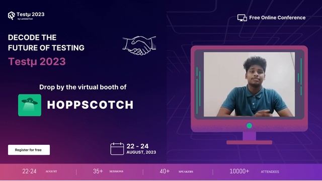 Meet our Partner | Hoppscotch at Testµ Conference 2023 | LambdaTest смотреть онлайн