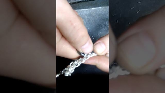 Плетение, изготовление цепи "Колиброваный бисмарк" смотреть онлайн