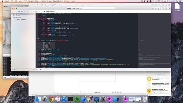 Swift App Dev. 05 - Convert 32 bit pixels in to an RGBA data structure смотреть онлайн