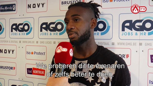 KV Kortrijk - Nieuwkomer Mboyo aan het woord смотреть онлайн