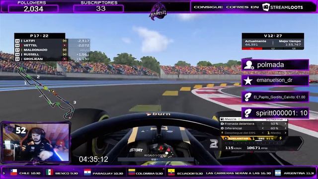 SI ES QUE SOY BOBO...?♂️- LOTUS-RENAULT - 100% LEYENDA - GP DE FRANCIA #10 смотреть онлайн