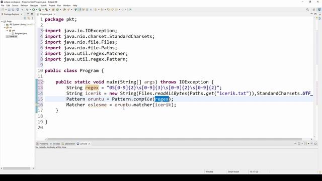 Düzenli İfadelere Genel Bir Bakış ve Java ile Uygulama смотреть онлайн