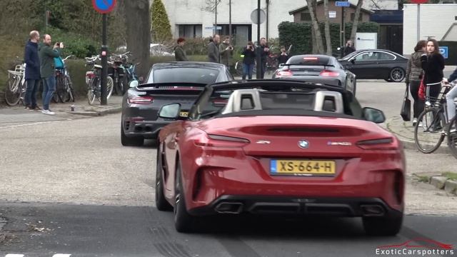 Porsche 991 Turbo S with Akrapovic Exhaust - Loud Acceleration Sounds ! смотреть онлайн