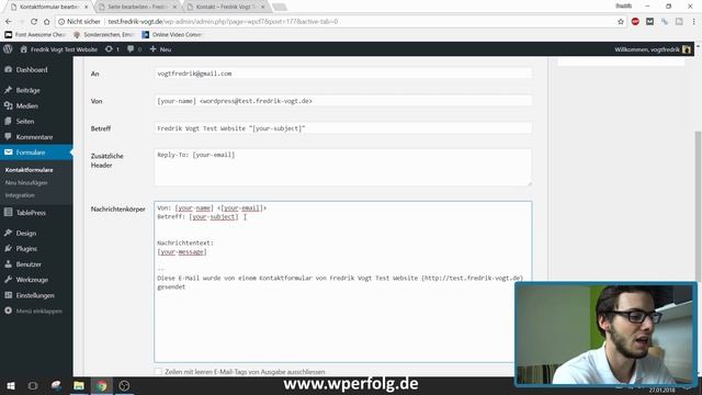 WordPress KONTAKTFORMULAR erstellen Tutorial mit Contact Form 7 Plugin + BONUS: Spam Schutz + Anhan смотреть онлайн