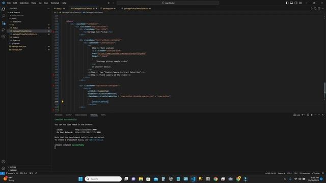 Part 3 of 7 Custom Object Detection Web app Garbage Pickup Web App ReactJS смотреть онлайн