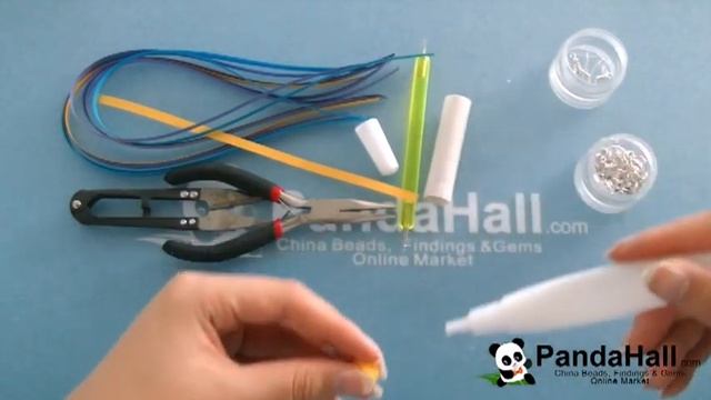 PandaHall Мастер-Класс - серьги из квиллинга смотреть онлайн