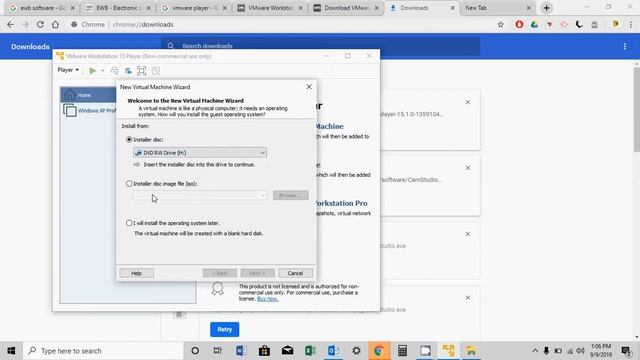 Installation of Electronic WorkBench in Virtual Windows Using VM Ware смотреть онлайн