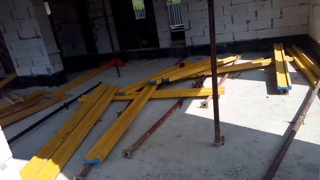 Снятие опалубки монолитного перекрытия потолка!!! смотреть онлайн