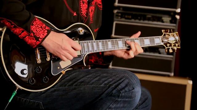 Gibson Custom Shop 20th Anniversary 1957 Les Paul Custom Black Beauty • SN: 73526 смотреть онлайн