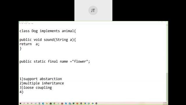 INTERFACE in java||Learn interface in java |interface properties ,abstract methods смотреть онлайн