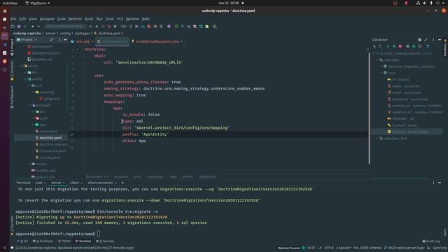 Google Captcha con Symfony y ReactJS | 01 - Crear migración, entidad y repositorio para User смотреть онлайн