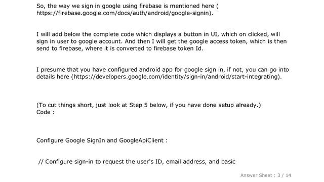 Android : Retrieve Google Access Token after authenticated using Firebase Authentication смотреть онлайн