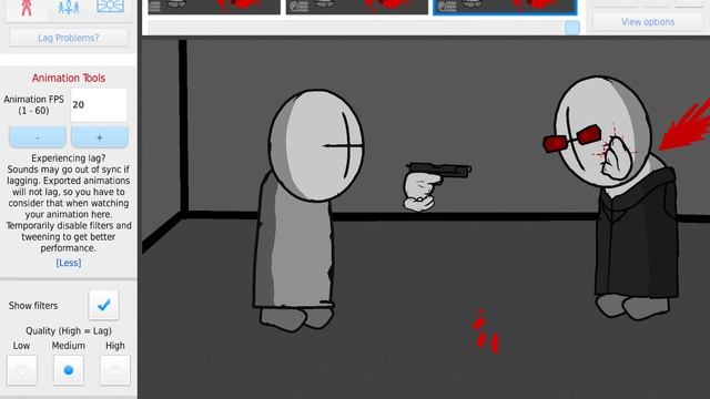 Madness combat Shooting test l Stick nodes animation смотреть онлайн