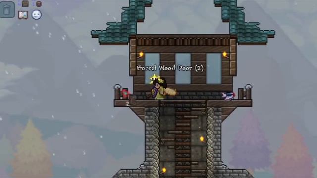 How To Build A SNOW HOUSE! - Terraria Building Guide смотреть онлайн