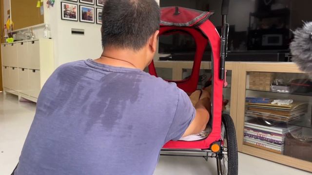 Pedals & Paws SG | How to setup a pet trailer / stroller 2-in-1. Easy attached to any bicycle смотреть онлайн