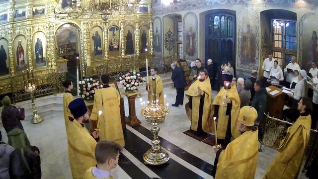 27.10.2018 Всенощное бдение. Неделя 22-я по Пятидесятнице. Глас 5. смотреть онлайн