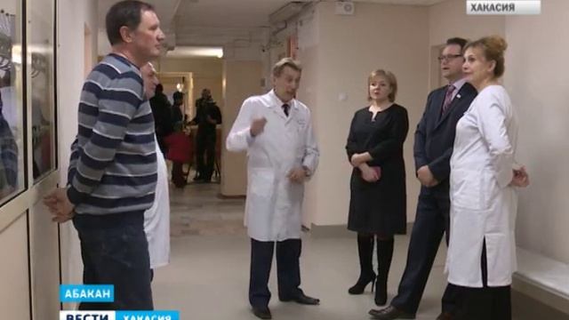 В детской поликлинике Абакана завершен первый этап капитального ремонта первого этажа 04.03.2016 смотреть онлайн