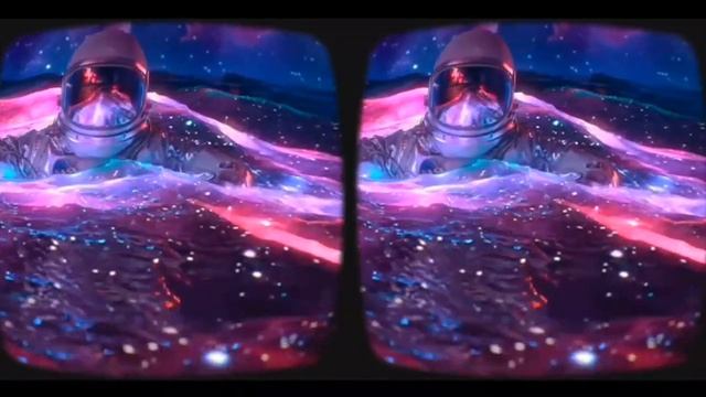 VR.Floating in space.Видео для виртуальных очков. смотреть онлайн