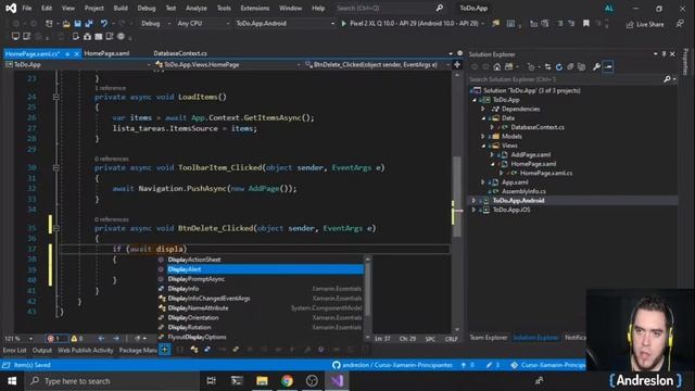 16-Eliminar elemento desde listview | Xamarin Forms desde 0 para Principiantes смотреть онлайн