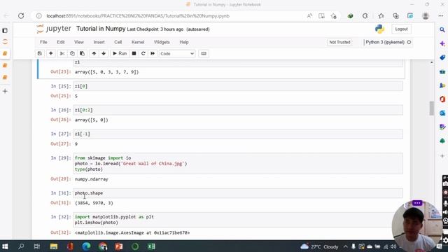 Tutorial in Numpy смотреть онлайн