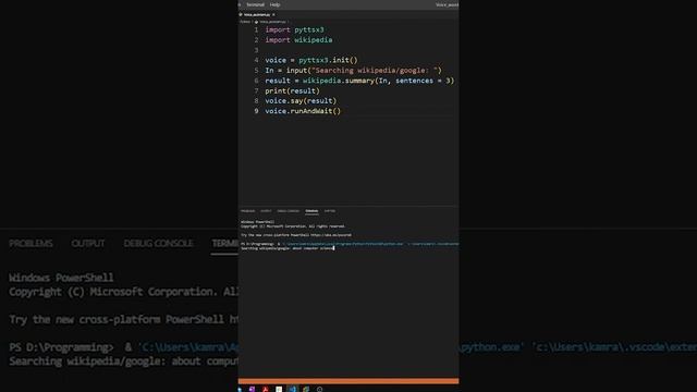 #python Make your own voice assistant very simple by using Python | Python cool? tricks смотреть онлайн