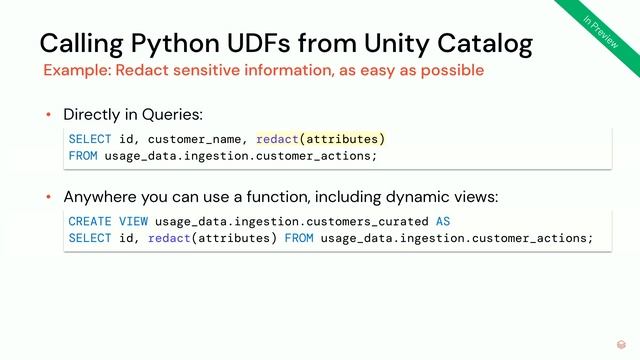 Going Beyond SQL: Python UDFs in Unity Catalog for All Your Lakehouse смотреть онлайн