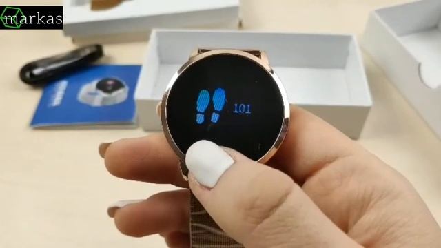 Распаковка и обзор функций Умного Фитнес браслета Smart Band Q8 С тонометром смотреть онлайн