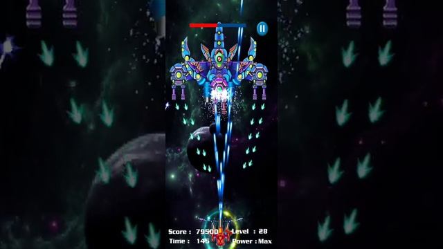Space Attack Chicken Shooter All Bosses смотреть онлайн