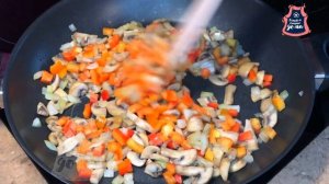 БУЛГУР С ОВОЩАМИ на сковороде. Простые и вкусные вегетарианские рецепты!