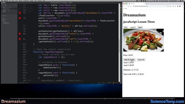 JavaScript table rows creating and deleting смотреть онлайн